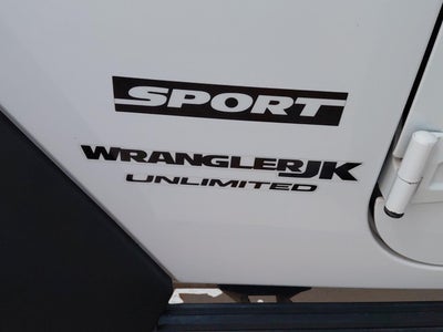 2018 Jeep Wrangler Jk Unlimited Sport S