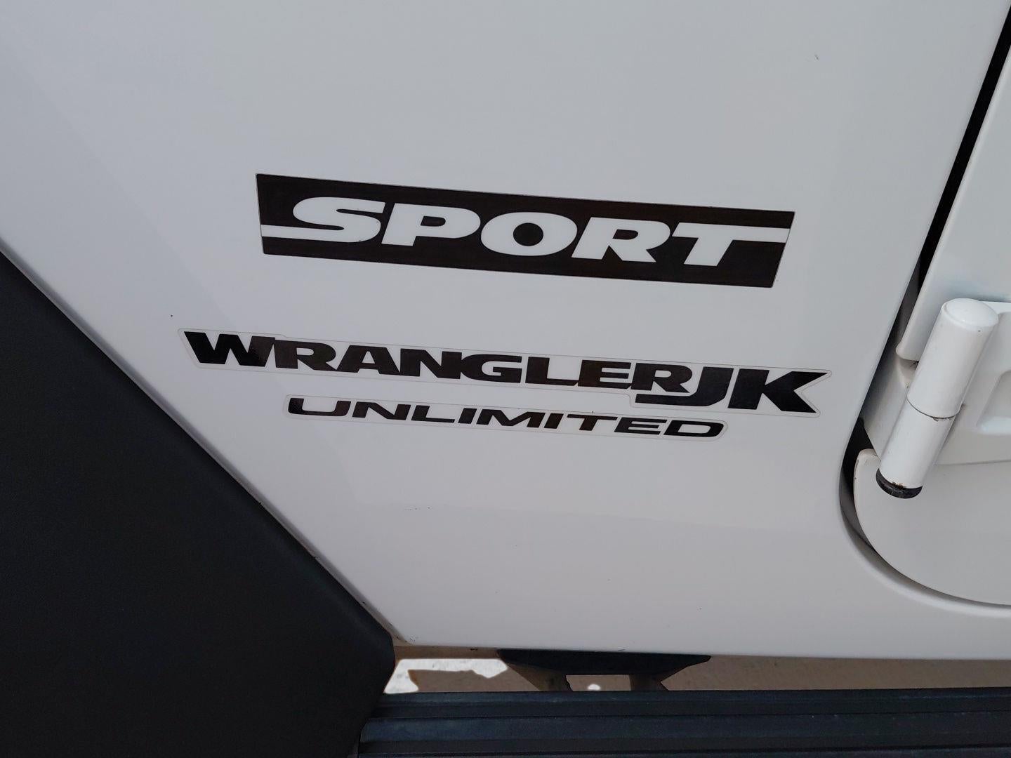 2018 Jeep Wrangler Jk Unlimited Sport S