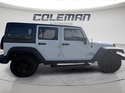 2018 Jeep Wrangler Jk Unlimited Sport S