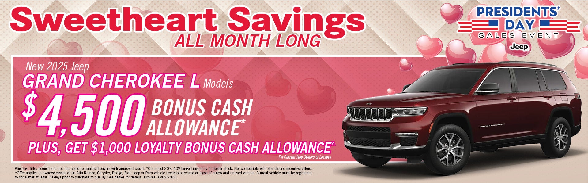 2025 Jeep Grand Cherokee L Offer | Spirit Lake Ford & CDJR