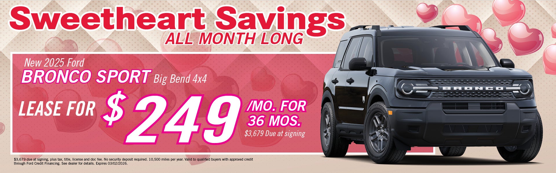 2025 Ford Bronco Sport Offer | Spirit Lake Ford & CDJR