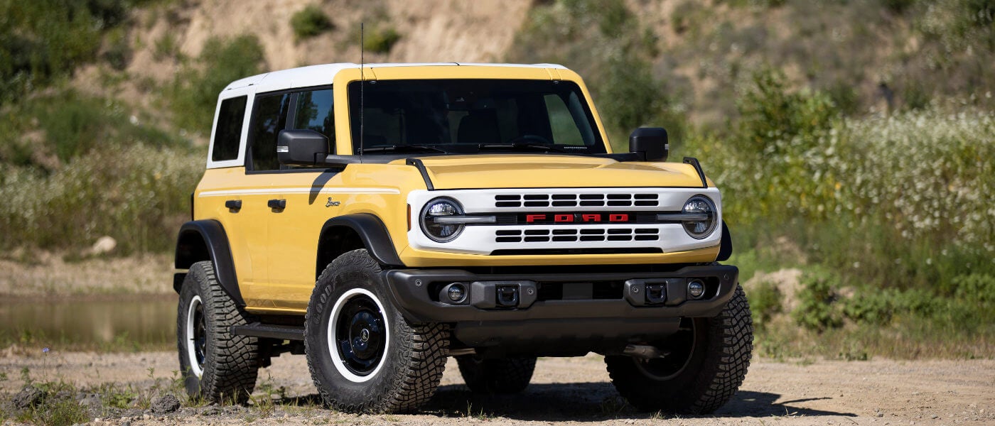 2026 Ford Bronco parked in the desert